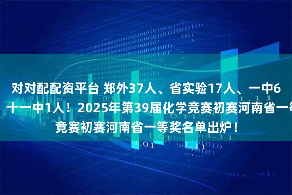 对对配配资平台 郑外37人、省实验17人、一中6人、四中2人、十一中1人！2025年第39届化学竞赛初赛河南省一等奖名单出炉！
