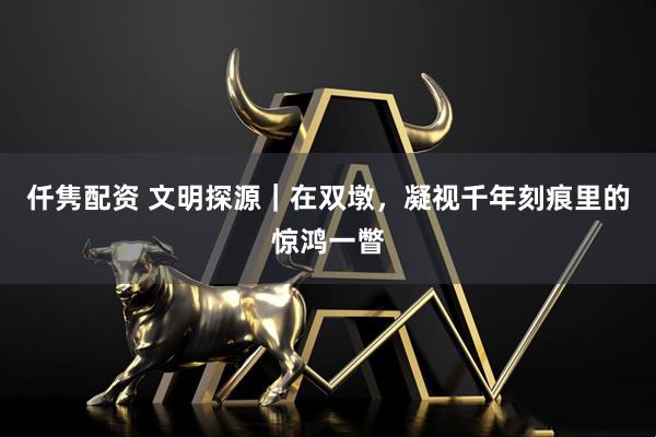 仟隽配资 文明探源｜在双墩，凝视千年刻痕里的惊鸿一瞥