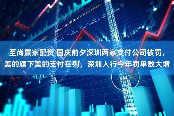 至尚赢家配资 国庆前夕深圳两家支付公司被罚，美的旗下美的支付在列，深圳人行今年罚单数大增