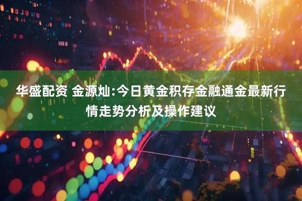 华盛配资 金源灿:今日黄金积存金融通金最新行情走势分析及操作建议